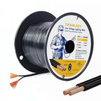 Low Voltage Landscape Lighting Cable 18/2 SPT-1W Bulk Lamp Cord 300-Volt 18-Gauge 250-feet Spool Black UL Listed
