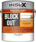 INSL-X Block Out Acrylic Exterior Wood Stain Blocking Primer, White, 1 Gallon