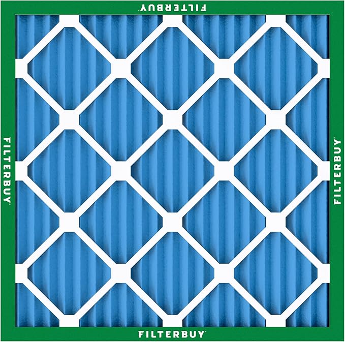 Filterbuy 18x18x1 Air Filter MERV 13 (MPR 1900) Health Defense Replacement (6-Pack), Electrostatic Pleated HVAC AC Furnace Filters, Made in USA (Actual Size: 17.75 x 17.75 x 0.75)