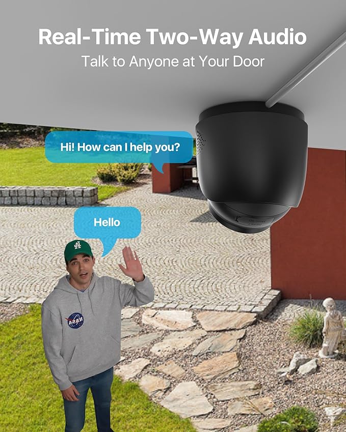 ZOSI C220 4CH 4MP QHD 2.5K PoE Home Security Camera System, 4 x 4MP(1440p) Dome IP Cameras Outdoor Indoor, Smart AI Human Detection, Two-Way Audio, 4CH 5MP 3K NVR with 1TB HDD for 24/7 Record