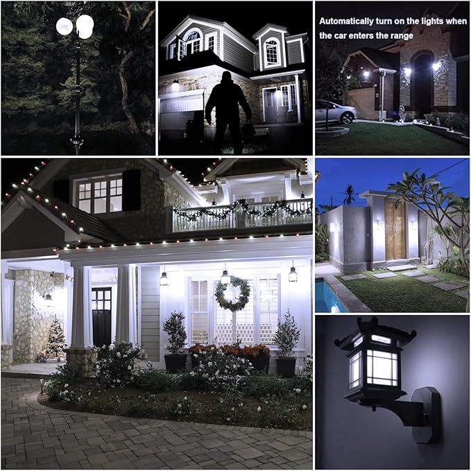 A19 Radar Motion Sensor LED Light Bulbs, E26 32W Cool White 4000K 4000LM (300W Equivalent) Auto Motion Smart Activated Dusk to Dawn Light for Stairway, Hallway, Porch, Garage, Driveway, Patio, 2 Pack