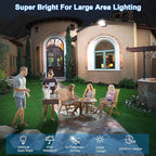 ledmo 150W LED Flood Light with 360° Rotatable Head, 5000K 18000LM Modern Outdoor Wall Lights, LED Security Commercial Exterior Wall Pack Light Fixture, Switch Control for Backard, Garage, Shop, Barn