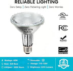 PAR30 Long Neck Halogen Flood Light Bulbs, 120V 60W, Dimmable High Output, E26 Medium Base, 2700K Warm Lighting, 3000 Hours for Recessed Light Bulb, 6 Pack