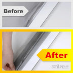 Black Window Screen Repair Tape, 2 in X 15 FT, Screen Repair Kit for Windows or Doors, Strong Adhesive Patch Kit Fiberglass Mesh Tape