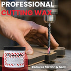 Cutting Paste for Drilling Metal - 10 Oz Tub (3-Pack) | Made in USA | Beeswax Cutting Oil for Drilling | High-Performance Tapping & Cutting Wax | Saw Blade Lubricant & Drill Cutting Fluid