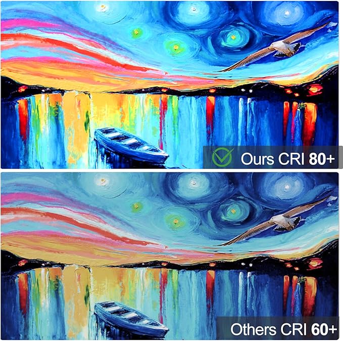 ST58 Edison Bulbs 60 Watt Led, 5000K Vintage Light Bulbs, E26 Led Bulb 6W Dimmable Plastic 600LM, Antique Decorative Filament LED Bulb for Bedroom Office Fan Lights Ceiling Fixtures 12 Pack