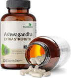 Futurebiotics Ashwagandha Extra Strength Stress & Mood Support with BioPerine - Non GMO Formula, 120 Vegetarian Capsules