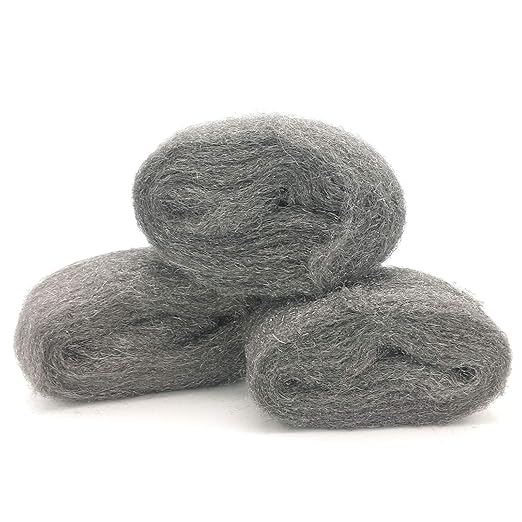 Steel Wool Fill Fabric DIY Kit, Steel Wool for Mice Control Away from Holes/Siding/Pipeline/Vents in House, Hardware Cloth Coarse Wire Wool Hardware Cloth, 3 Pack × 10FT