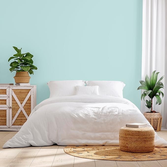 Rust-Oleum Color Spark Interior Paint and Primer in One, Eggshell, Saltwater Taffy, 1 Gallon