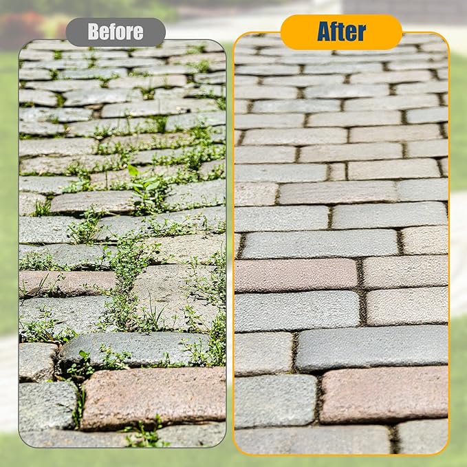 Weed Remover Tool | Adjustable Metal Handle (14.5"-58.4") (Upgraded Rustproof) | Multi-Functional Garden Hook for Pavement Gaps, Moss, Bushes | Commercial-Grade Yard Maintenance Equipment