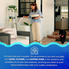 Pet Forge Spin Fresh Compact Washing Machine for Pet Items - Fully Automatic Portable Washer with 8 Pounds Capacity Top Load Spin Mini Washer for Pet Hygiene