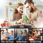 Large Power Tool Organizer Wall Mount-12 Drill Holder, Metal Heavy Duty Garage Tool Storage Shelves with Screwdriver Plier Holder, Gifts Idea for Men Dad Husband