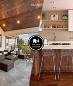 NUWATT 12 Pack 6 Inch Ultra-Thin Bronze LED Recessed Lighting, 5CCT 2700K/3000K/3500K/4000K/5000K Selectable, High Brightness 1050 Lumens, Dimmable Canless Slim Wafer Light, IC Rated, Metal J-Box, ETL