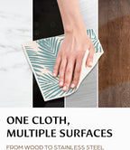 Swedish Dish Cloths for Kitchen - Reusable Dishcloths for Washing Dishes - Each Cellulose Dish Cloth Replaces 15 Rolls of Paper Towels and is More Absorbent Than a Sponge - Dishcloth Set of Six