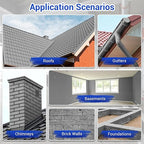 Polyurethane Waterproof Coating, 0.4 Gallon / 51 Fl 0z., Light Grey, Polyurethane Coating for Multi-Surface Leak Repair Roofs, Gutters, Basements, Indoor and Outdoor Liquid Water Proof Sealant