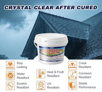 Waterproof Adhesive 35oz, Transparent Waterproof Sealant Coating, Anti-Leaking Sealants Agent - Sealant Repair Leak Agent for Roofs, Bathroom, Walls, Kitchen, Garden, Indoor & Outdoor