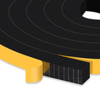 Strong Adhesive Door Weather Stripping, Foam Tape for Doors and Windows, SoundProof Weatherproof Door Insulation Weather Strip, AC Seal Strip, Noise Insect Reduction, (1/2 in x 3/8 in x 13Ft)
