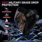 ARCCAPTAIN Welding Helmet Auto Darkening, 1/1/1/1 True Color Welding Hood, 4 Arc Sensor 1/25000s Response Time Solar Powered Weld Hood Helmet, Alien