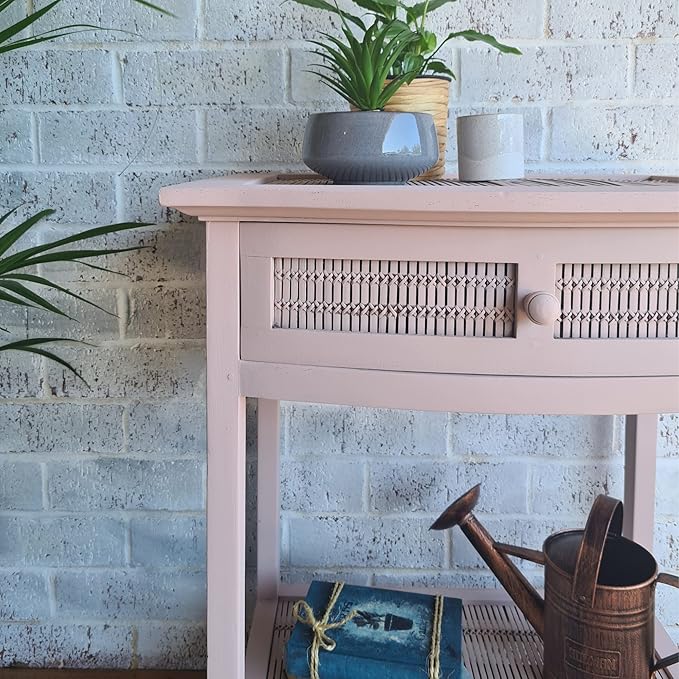 Dixie Belle Paint Company Chalk Finish Furniture Paint - Soft Pink (16oz) - Matte Dainty Pink Chic Chalk Mineral DIY Furniture Paint