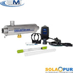 APPLIED MEMBRANES INC. Solapur Ultraviolet Water Purifier UV Sterilizer Filter for Point of Use Drinking Water Purification | 2 GPM | Helios Series UV-SPH-2