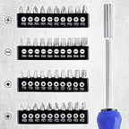 CARTMAN 59-in-1 Precision Screwdriver Set Professional Magnetic Repair Tool Kit for Small Machinery Office Equipment Computers