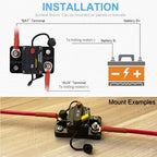 E69 10 Amp Circuit Breaker T3 Manual Reset Mini Surface Mount IP66 10A Switchable