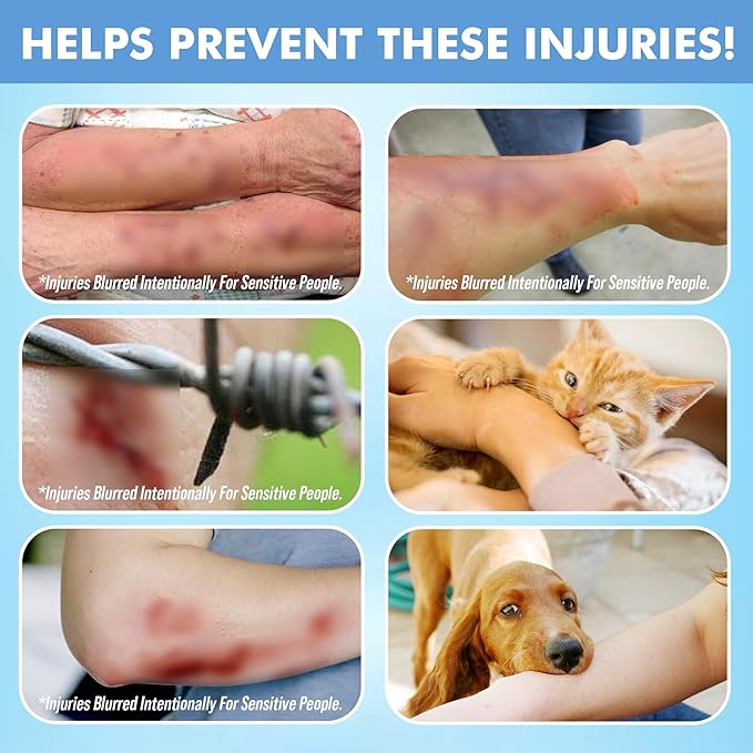 Arm Chaps Leather Protective Sleeves Arm Guard - Prevent Cuts, Scratches & Bruises - Genuine Cowhide - Ideal for Gardening & Construction - Left & Right Form-Fitting. Brown (1 Pair/X-Large).