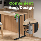 GEARit 360 Rotating Flat Plug Short Extension Cord with 3 Outlets (6ft, Gray) 16AWG/13A 3 Prong Wire, Outlet Saver for Home Office Dorm Room Essentials, ETL Certified