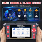 2025 New Upgraded FOXWELL Car Scanner NT604, OBD2 Scanner Diagnostic Tool, ABS Scanner, Airbag Scanner, Check Engine Code Reader, Transmission Scan Tool for All Vehicles, English/Spanish Ver., AutoVIN