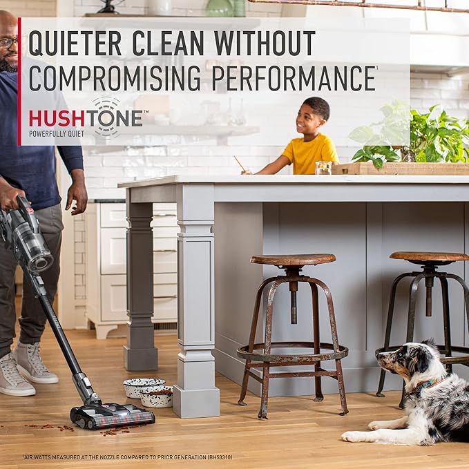 Hoover ONEPWR WindTunnel Emerge Complete Cordless Stick Vacuum Cleaner, Lightweight Stick Vac, Powerful and Quiet Cleaning, Self Standing, No Wall Mount Required, Cordless Vacuum Cleaners for Home Use