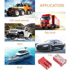 50A 32V Mini Slotted Automotive MCASE Shaped Cartridge Fuse Kit(Pack of 10pcs,50A)