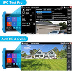 Anpviz CCTV Monitor Tester, 4 in 1 AHD/TVI/CVI/CVBS Coaxial Analog Video Tester, UTP/PTZ Cable Test for 1080P/3MP/4MP/5MP/8MP Analog Security Camera, VGA DC12V Output Camera