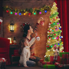 25 Pack G40 Frosted Multi-Color LED Replacement Bulbs, Shatterproof LED Globe Light Bulbs for Indoor Outdoor Christmas String Lights, 0.6W Energy Saving String Light Bulbs, E12/C7 Candelabra Base