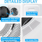 1.6Cu.Ft Portable Clothes Dryer and 16LBS Full Automatic Washing Machine Set, Washer and Spinner Combo, Stainless Steel Tub, Space Saving,Ideal for Laundry, Apartments, Dorms