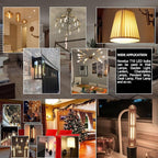 7.3 Inch 3000K Warm White Edison Bulbs Equal 80 Watt, 800LM E26 Led Bulb 6W Dimmable, T10 T9 Long Tubular Clear Glass Light Bulbfor Vanity Pendant Chandeliers Wall Sconces - UL Cert 2Pack