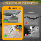 Concrete Crack Filler, High Elasticity Cement Crack Repair Sealant, Self-Leveling Waterproof Caulking Glue for Driveways, Walkways, Patios, Outdoor Concrete Joint Repair-2 PCS