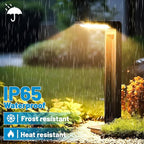 Sunvivo Solar Pathway Lights,2 Modes(Cold White/Warm White),Bright Solar Path Lights Outdoor Waterproof,Perfect Guide Light or Deco for Sideway,Driveway,Walkway,Backyard,Garden,Lawn,Event(4Pack)