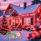 Brightown C9 LED Replacement Christmas Bulbs, 50 Pack Red Shatterproof C9 Bulbs, Waterproof Commercial LED Holiday Bulb for Christmas String Light, E17 Intermediate Base, Dimmable