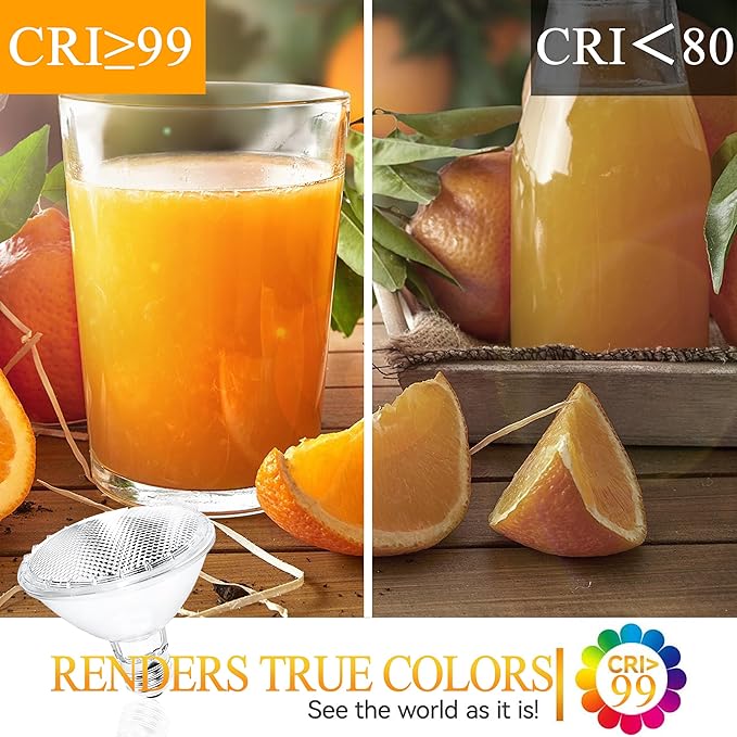 Par30 Short Neck Halogen Flood Light Bulbs, 50W120V 2700K Warm White Dimmable High Brightness, E26 Base, Great for Accent Lighting, Tracking, Recessed Bulb, 6pcs