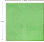 Tricol Clean 12 Pack Microfiber Cleaning Cloth 11.8x11.8inch - Streak-Free, Reusable Wipes for Glass, Kitchen, Car, Dusting - Absorbent & Lint-Free (Mixed 4 Colors 03, 11.8 x 11.8 in)