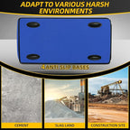 Tool Bag, Portable Tool Box Organizer Adjustable Shoulder Strap, Carry Tool Tote Heavy Duty Tool Storage Bag With Wide Mouth,Tool Bags for Men Mechanic EngineerGift - L, Blue & Black