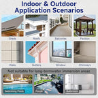 Transparent Waterproof Adhesive, 17.5oz Leak Invisible Waterproof Sealant for Roofs, Walls, Bathroom, Shower, Window Sills, Indoor & Outdoor Water Proof Paint