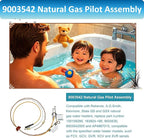 Long Term 9003542 Pilot Assembly Replacement for Natural Gas Water Heater, Compatible with Reliance, A.O.Smith, Kenmore, State GS and GSX, Replaces 100109295,9003542005