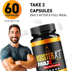 (3 Pack) Booster XT For Men, MAX Strength Men's Supplement, Booster XT, Booster XT for Men Reviews, BoosterXT, Booster XT Reviews, Buster XT, Booster X T Capsules Pro Supplement Pastilla, 180 Capsules