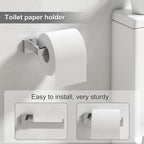 Toilet Paper Holder Collision Avoidance Towel Racks for Bathroom Thickened Material 304 Stainless Steel Towel Rack 10-Piece Towel Bar Brushed Nickel Bathroom Hardware Set Will Not Rust