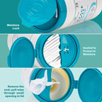 1 Pack Surface Cleaning Wipes Bleach Free, All-Purpose Cleaner for Bathroom, Kitchen, Office, 75 Count Canister, 7.5" x 7" Sheet, Fresh Scent, Lint Free & Durable