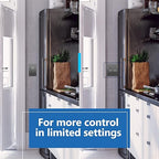 LIDER Minimalist Design Matte Finish Lighted Double Switch with Screwless Wall Plate Combination Frameless Decorator Switch with Locator Light Ground Terminal Single Pole 15A 120V UL Listed Space Gray