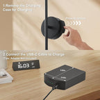 Removable Battery Operated Wall Sconces with Remote Control 350°Rotate LED Wireless Wall Lights with 3 Color Temperatures & Dimming for Bedroom, Hallway,28.3 Inch (2 Pack)