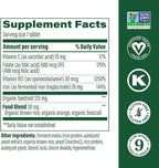 MegaFood Blood Builder - Iron Supplement Clinically Shown to Increase Iron Levels without Side Effects - Iron Supplement for Women with Vitamin C, Vitamin B12 and Folic Acid - Vegan - 180 Tabs