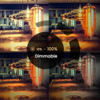 6 Pack T10 Tube Light Bulb,LED Edison Bulbs Warm White 2700K,E26 Base,4W Vintage Bulb 40 Watt Equivalent,Dimmable for Desk Lamp,Curio Cabinet,Chandeliers,Pendant Light